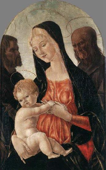 Francesco di Giorgio Martini Madonna and Child with two Saints oil painting image